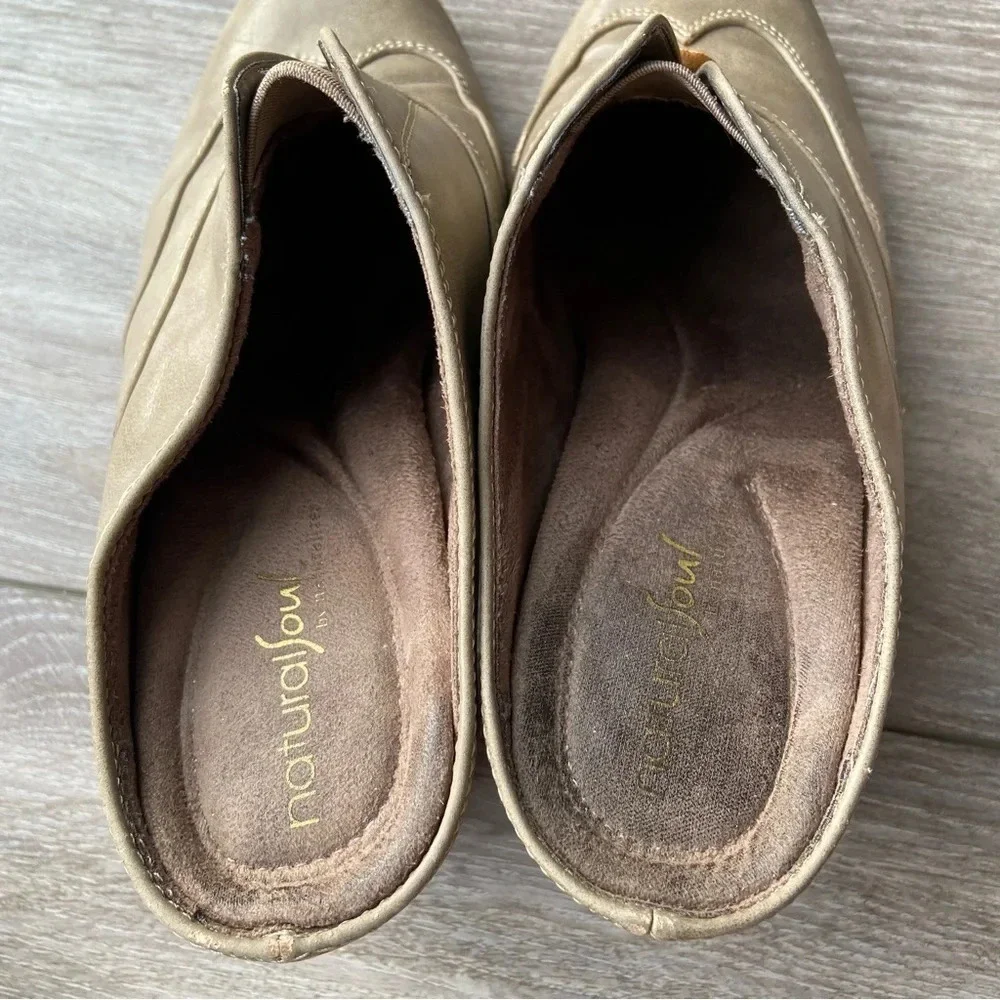 Natural Soul Cammie Slip On Wingtip  Mules Clogs - Picture 6 of 13